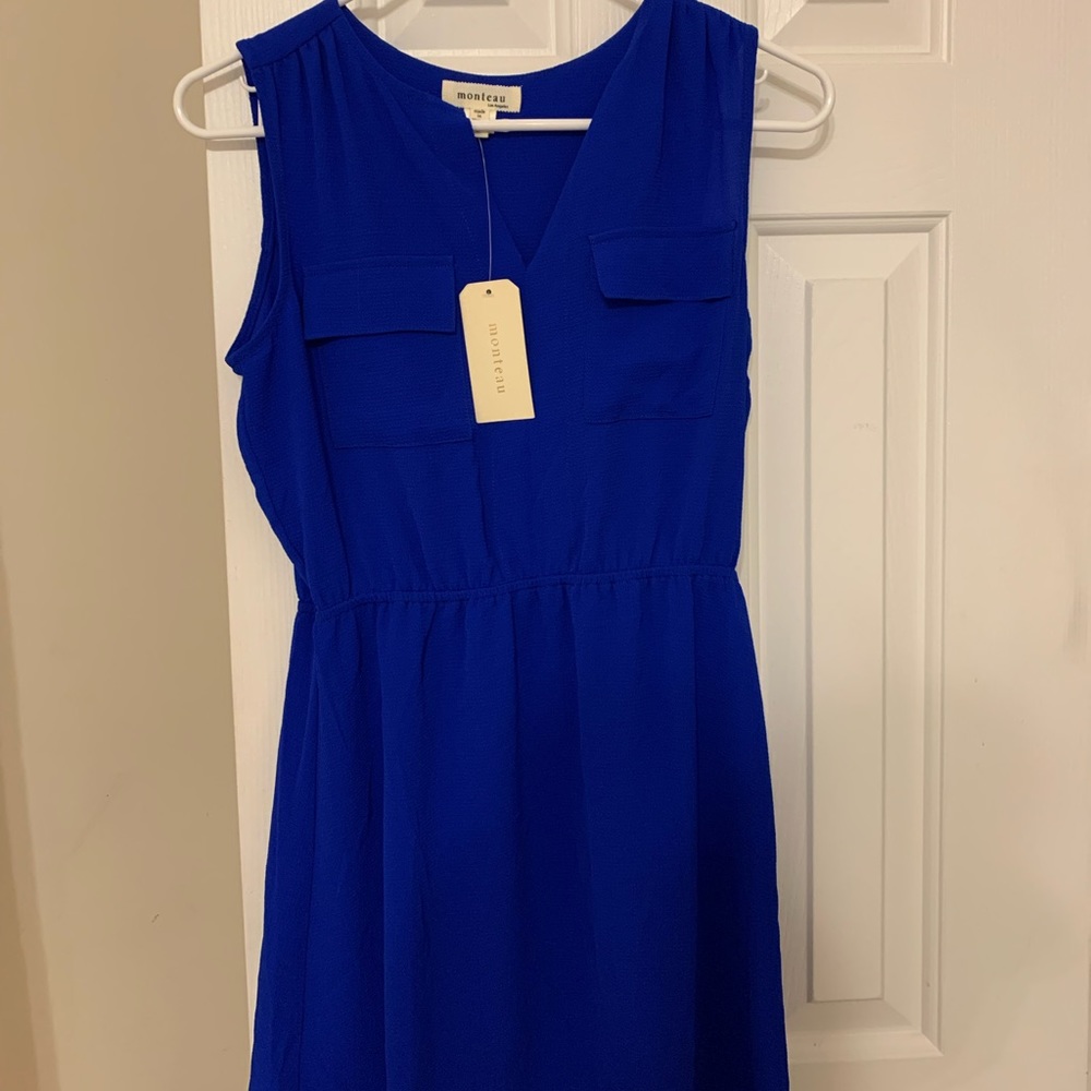 Women’s royal blue dress